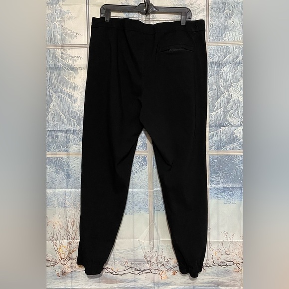 RSQ Black Nylon Jogger Pants Size XXL - Picture 3 of 4